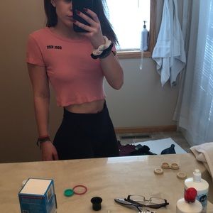 “Cool kids” cropped T-shirt